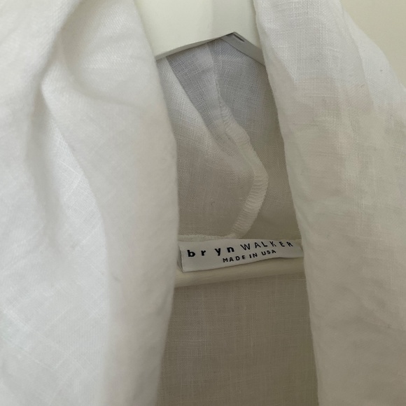 Bryn Walker Noa linen top with sleeves - Picture 4 of 12